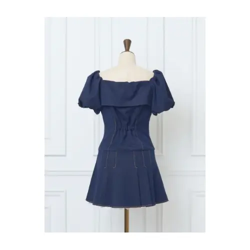 MISTREASS Denim-like Mini Dress