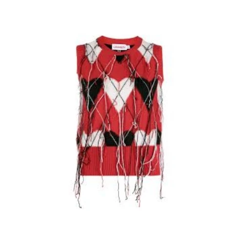 Charles Jeffrey LOVERBOY フリンジ ニットトップ