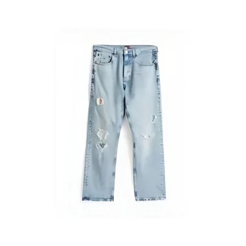 Tommy Jeans ダメージドレギュラーストレートジーンズ/ OTIS REGULAR STR BI6115