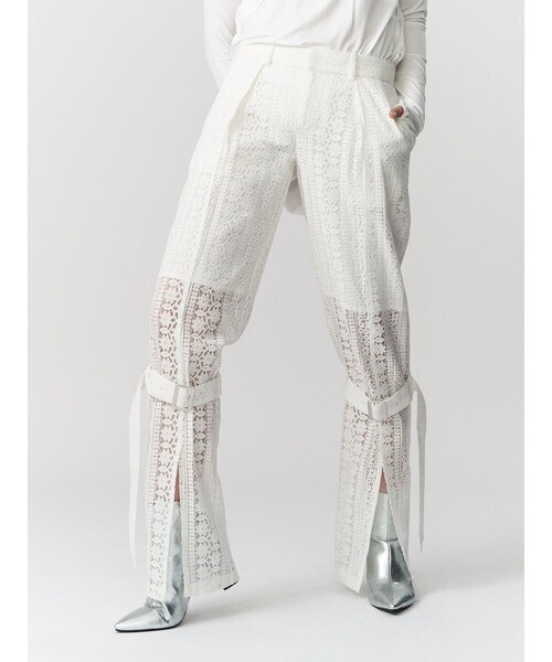 PAMEO POSE Bontage Lace Trousers