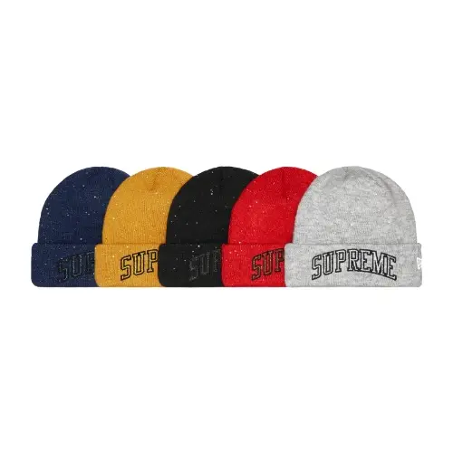Supreme × NEW ERA Metallic Arc Beanie