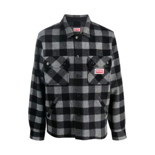 KENZO チェック オーバーシャツ