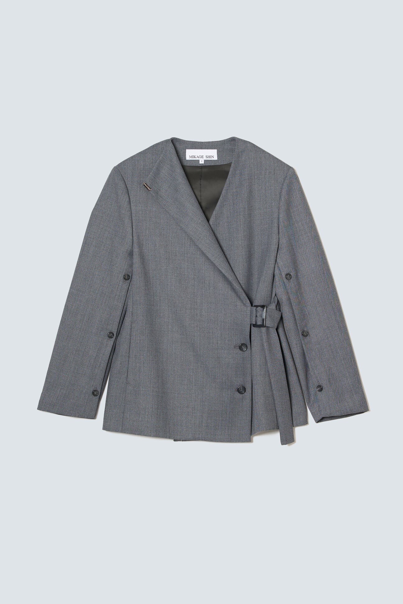 MIKAGE SHIN Belt Wrapping Jacket / SG