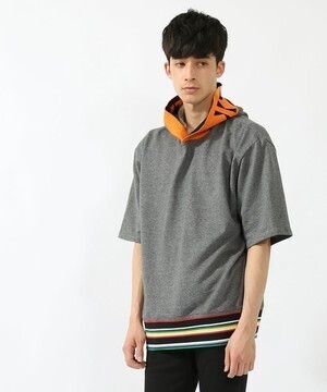 DISCOVERED RIB LOGO HOODY