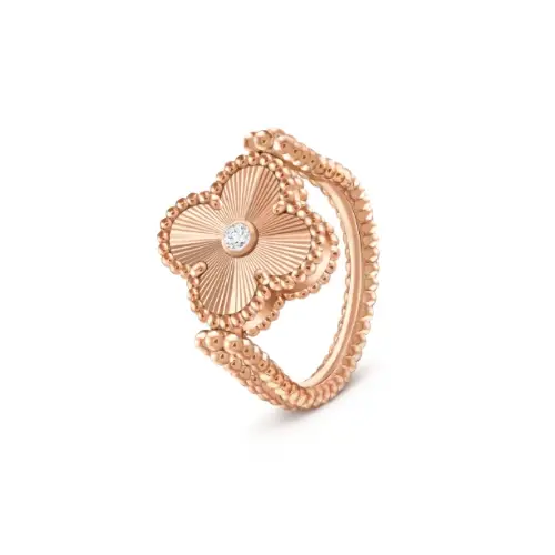 Van Cleef & Arpels ヴィンテージ アルハンブラ リバーシブル リング