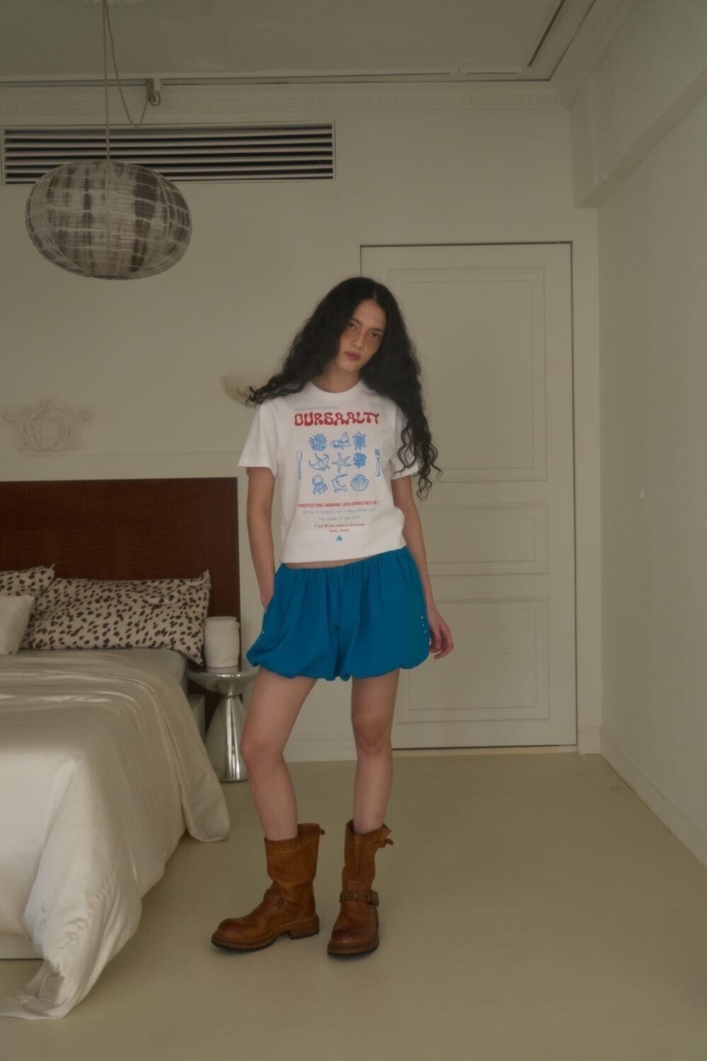 OURSAALTY Saalty Cloud Shorts / Malibu blue