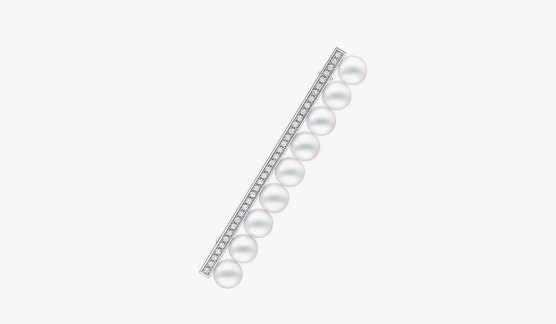 TASAKI バランス アイコニック ダイヤモンド パヴェ ブローチ