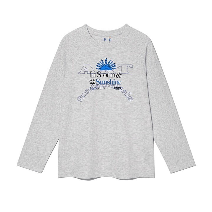 Kijun SUNSHINE RAGLAN LONG SLEEVE T-SHIRT