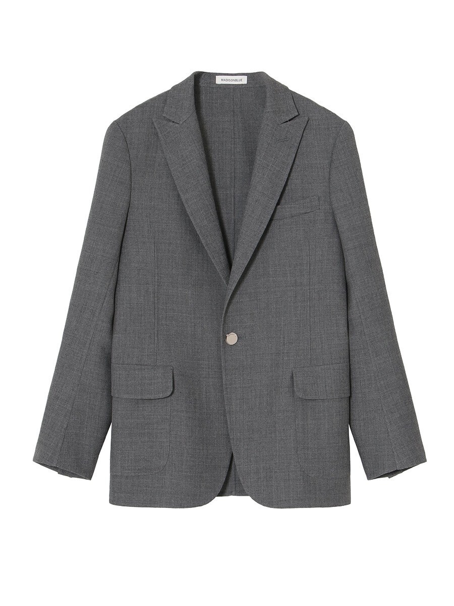 MADISONBLUE SINGLE BUTTON JK WOOL
