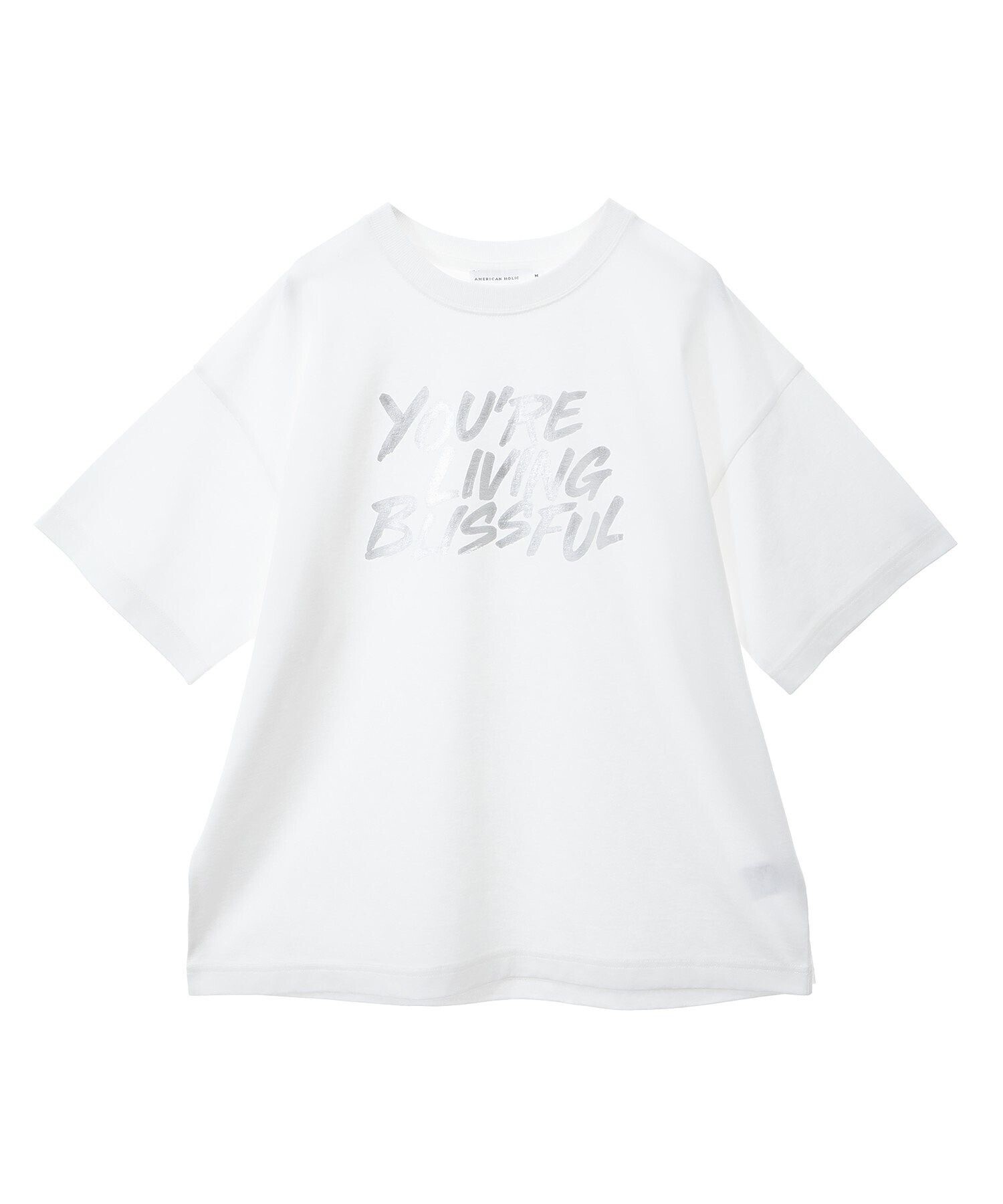 AMERICAN HOLIC 箔プリントTシャツ