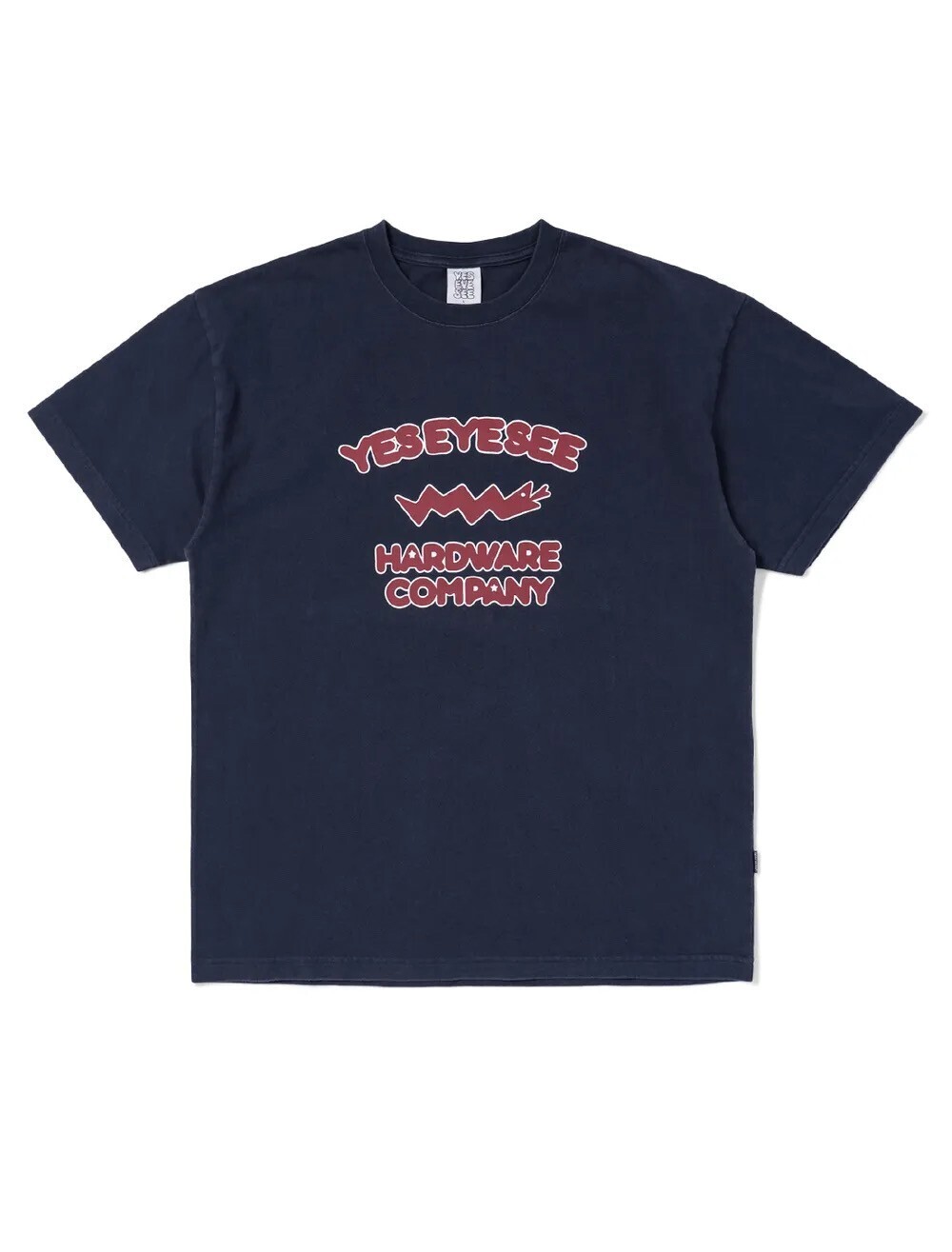 YESEYESEE SN Hardware Washed Tee Navy