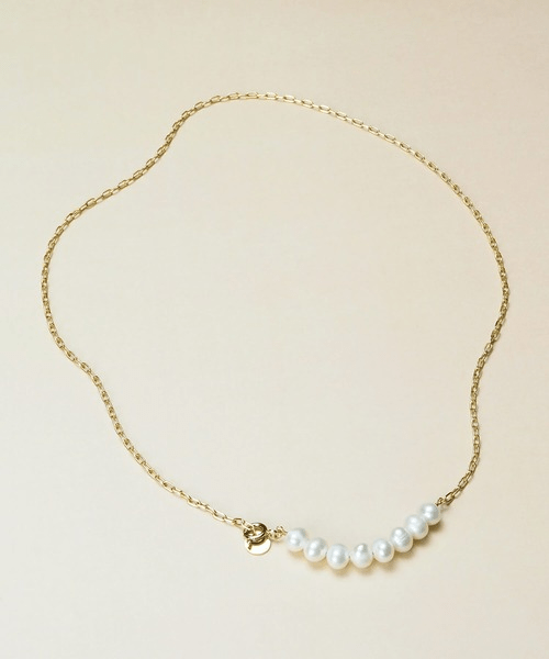 VATSURICA 【m-313N③】《mia trim》パール&チェーン ネックレス2