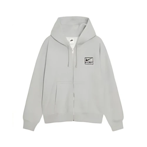 NIKE × Stussy Fleece Zip Up Hoodie