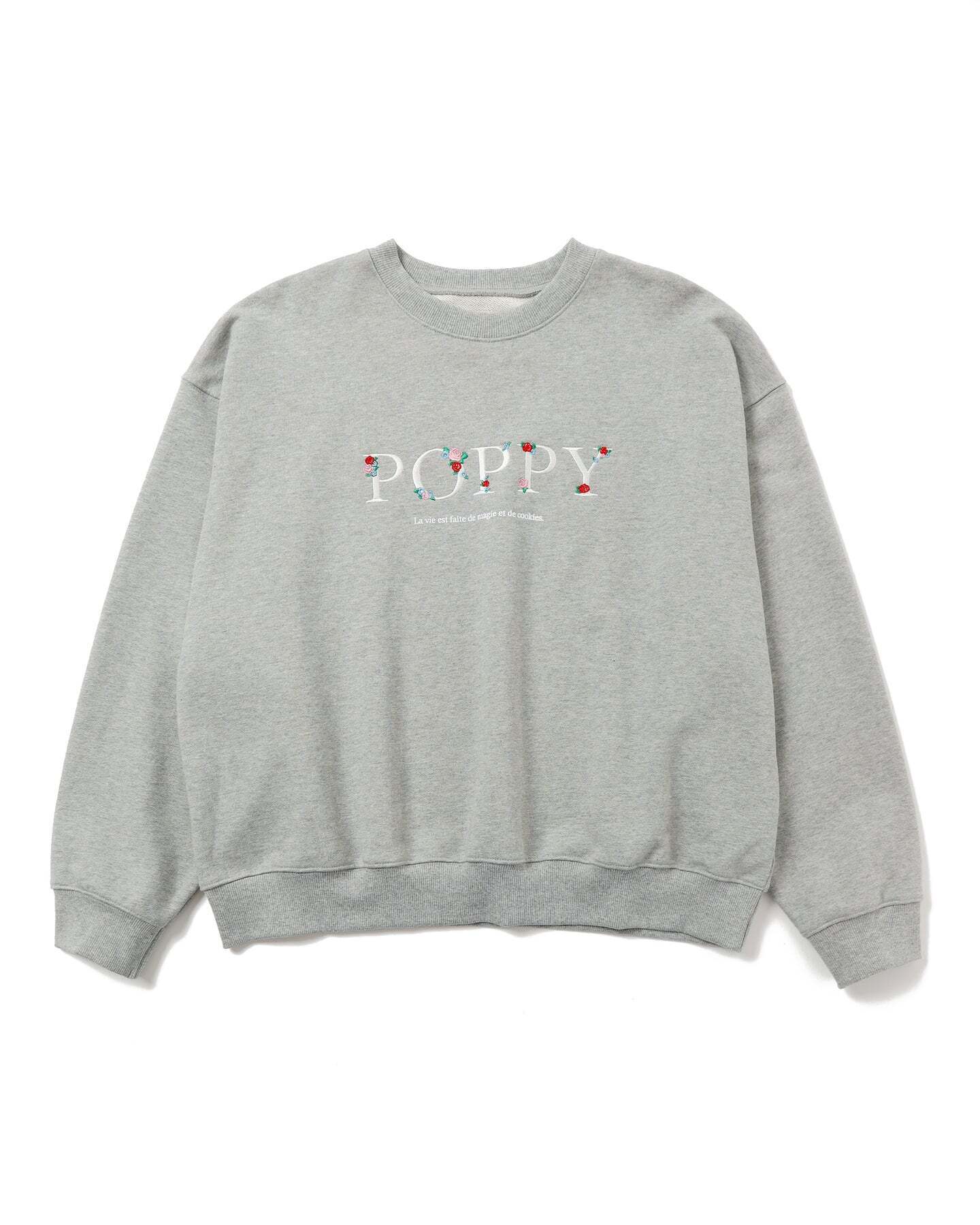 POPPY "POPPY" embroidered sweatshirt