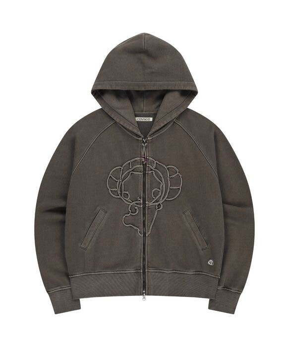 COYSEIO VINTAGE TAPE HOOD ジップアップ