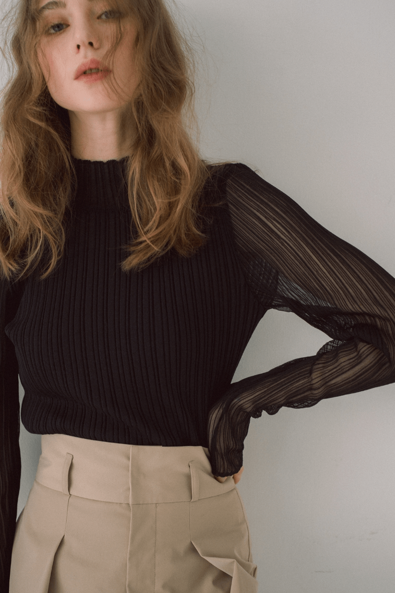maison de Dolce. シャイニーシースルー【black】
