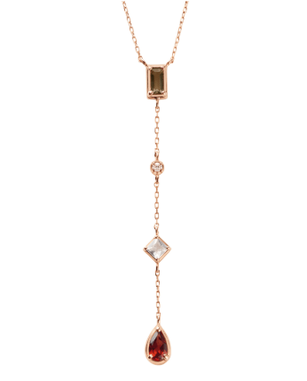 Vendome Aoyama ガーネット ネックレス
