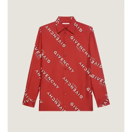 GIVENCHY シャドゥ シルク シャツ