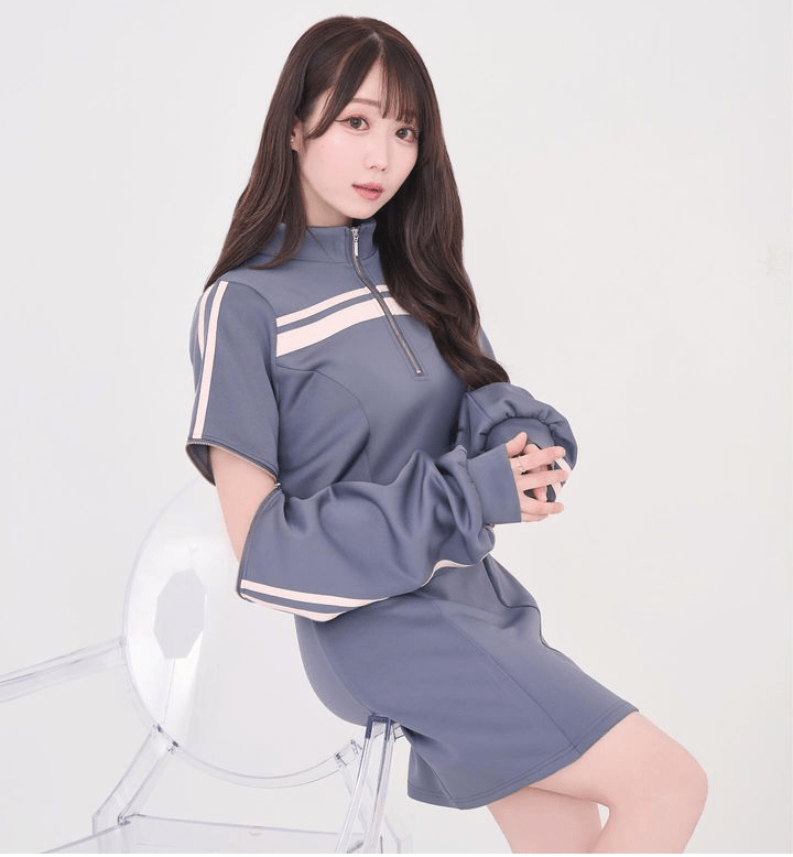 Rosé Muse 2way jersey mini one piece
