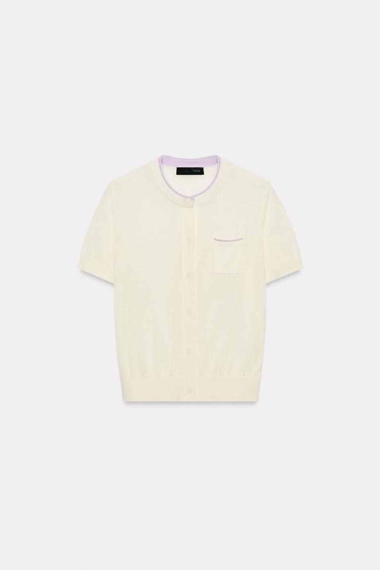 ZARA ダブルエフェクトニットジャケット