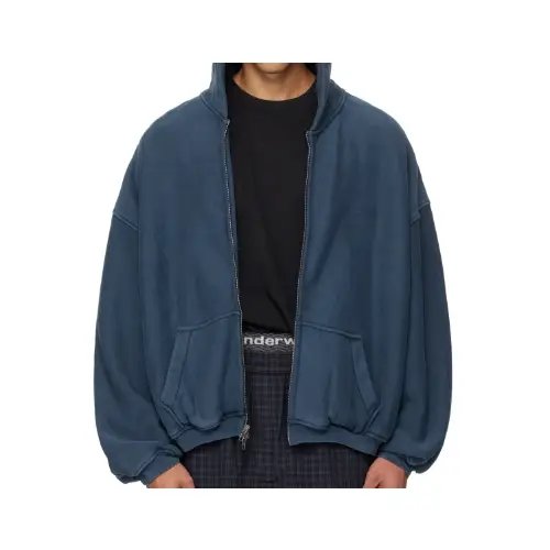 Alexander Wang ロゴ ジップフーディ