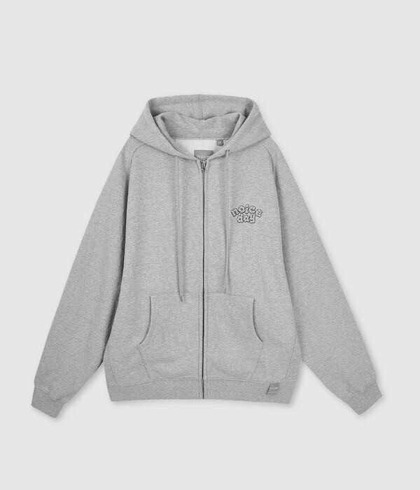 NOICE DAY BACK LOGO HOODIE ZIP UP
