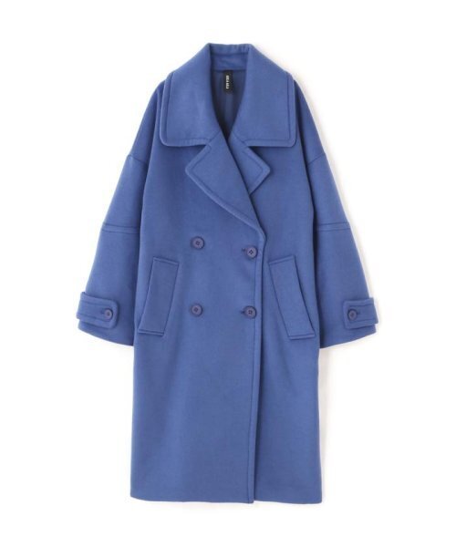 AULA AILA BIG COLLAR MELTON COAT