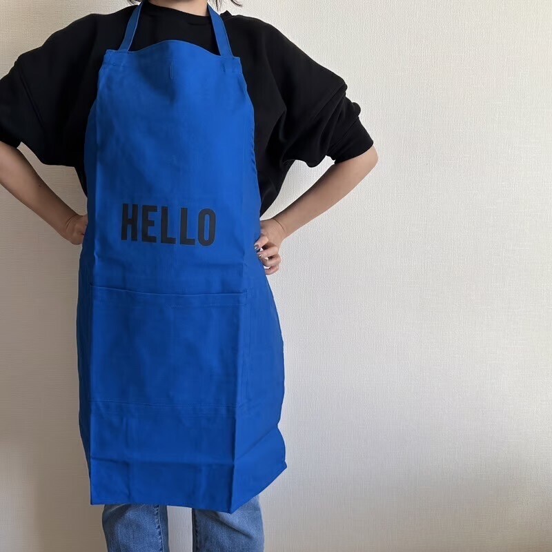 DRESSSEN DRESSSEN DRVBLU5 REVERSIBLE APRON“HELLO/GOODBYE”リバーシブルエプロン)