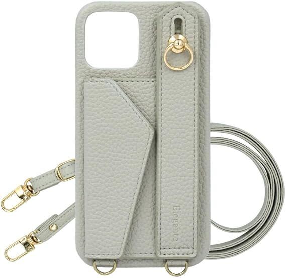 Elegante ショルダー ストラップ スマホケース