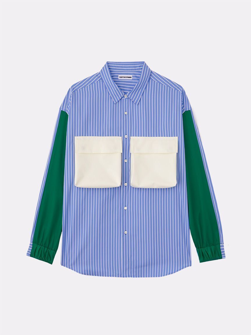 SOFTHYPHEN BIG POCKET OVERSIZED SHIRT
