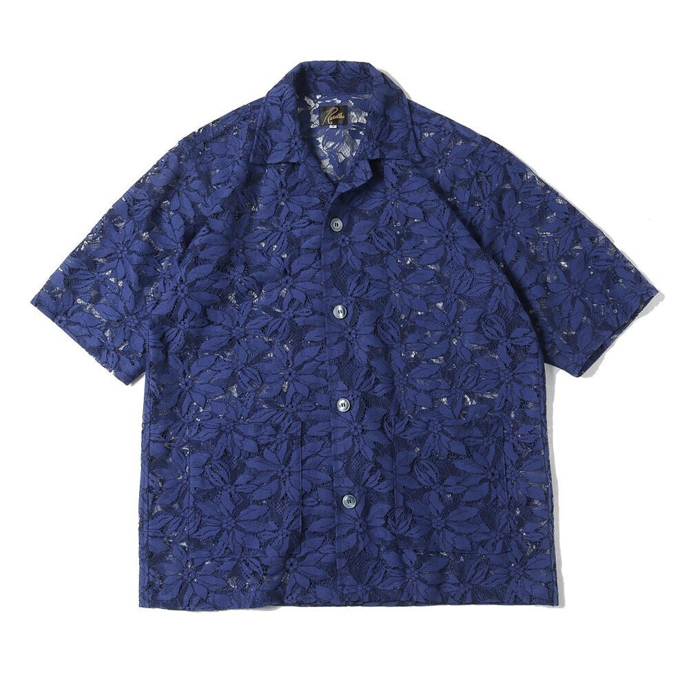 NEEDLES Cabana Shirt - C/PE/R Lace Cloth / Flower