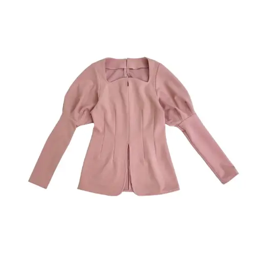 IMMEZ PEPLUM LADY CUT TOPS