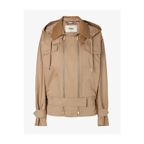 FENDI ベージュコットン ブルゾン