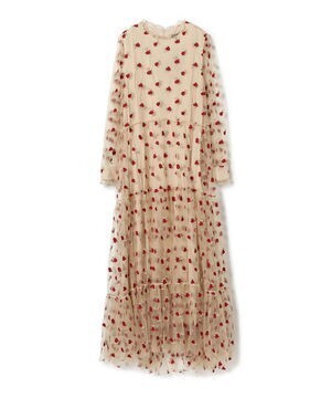 sister jane Sheer Rose Maxi Dress