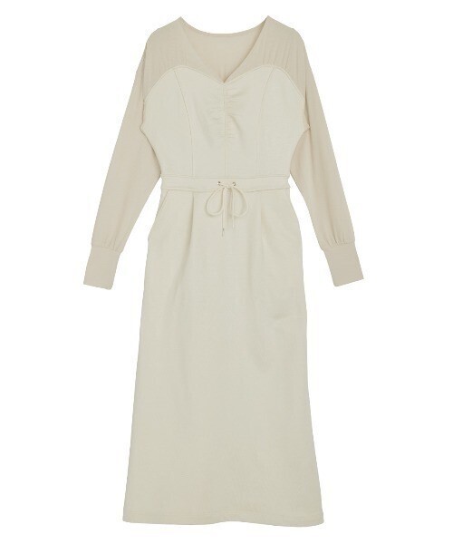 Ameri UND DOCKING DESIGN SWEAT DRESS