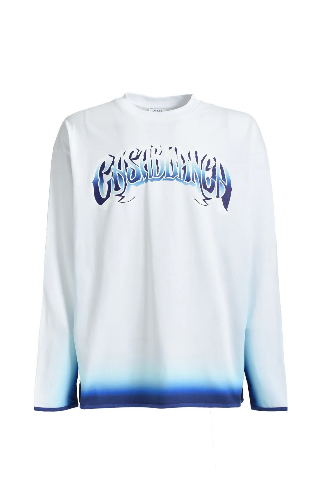 Casablanca SPRAY DYE GRADIENT FADED LOGO LONG SLEEVE T-SHIRT