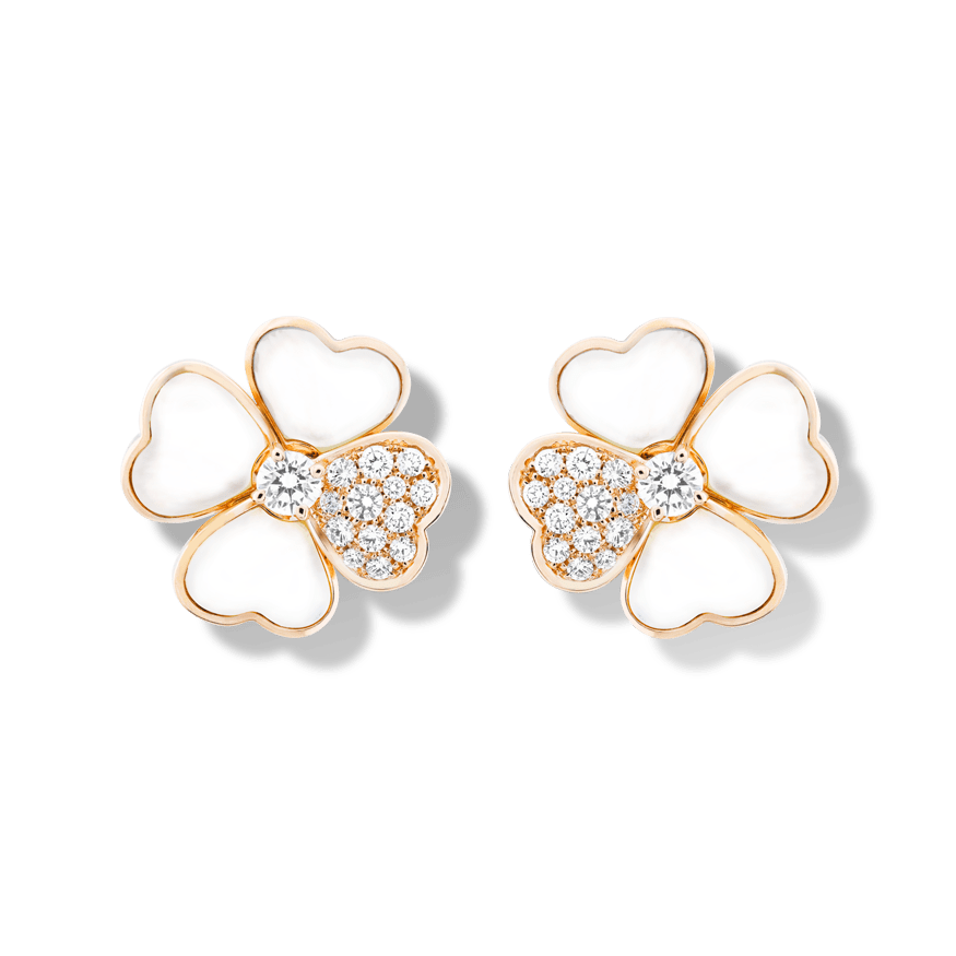 Van Cleef & Arpels コスモス イヤクリップ