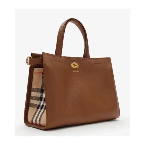 BURBERRY Small Check Cotswolds Tote