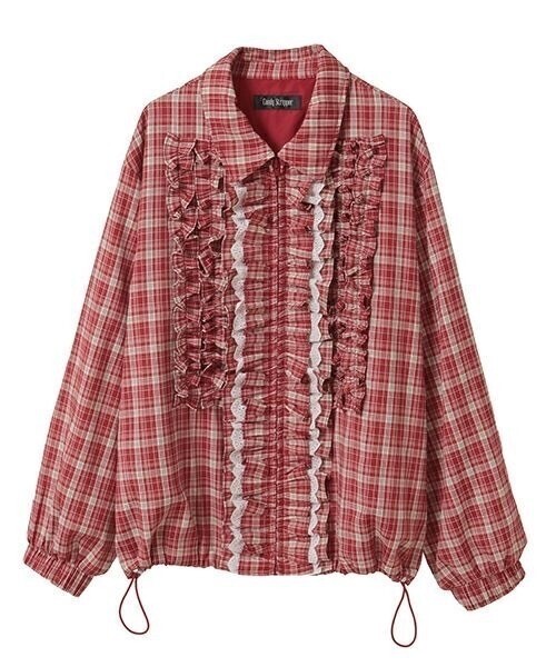 Candy Stripper CHECK FRILL ジャケット