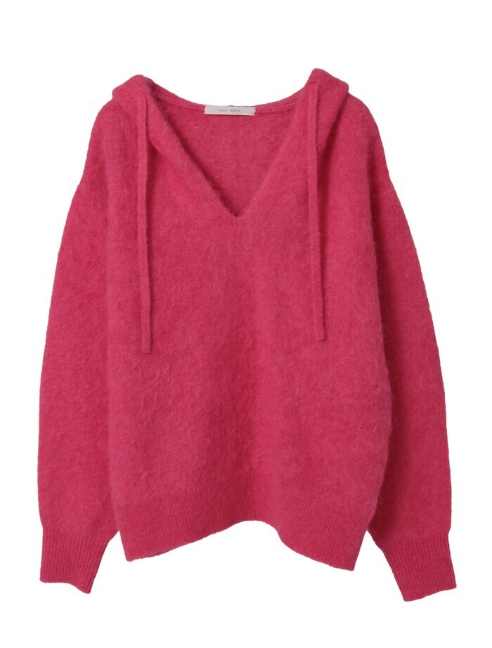 PLAIN PEOPLE MONAアルパカショートフーディー