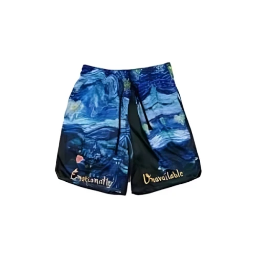 EMOTIONALLY UNAVAILABLE HEARRTY NIGHT BASKETBALL SHORTS