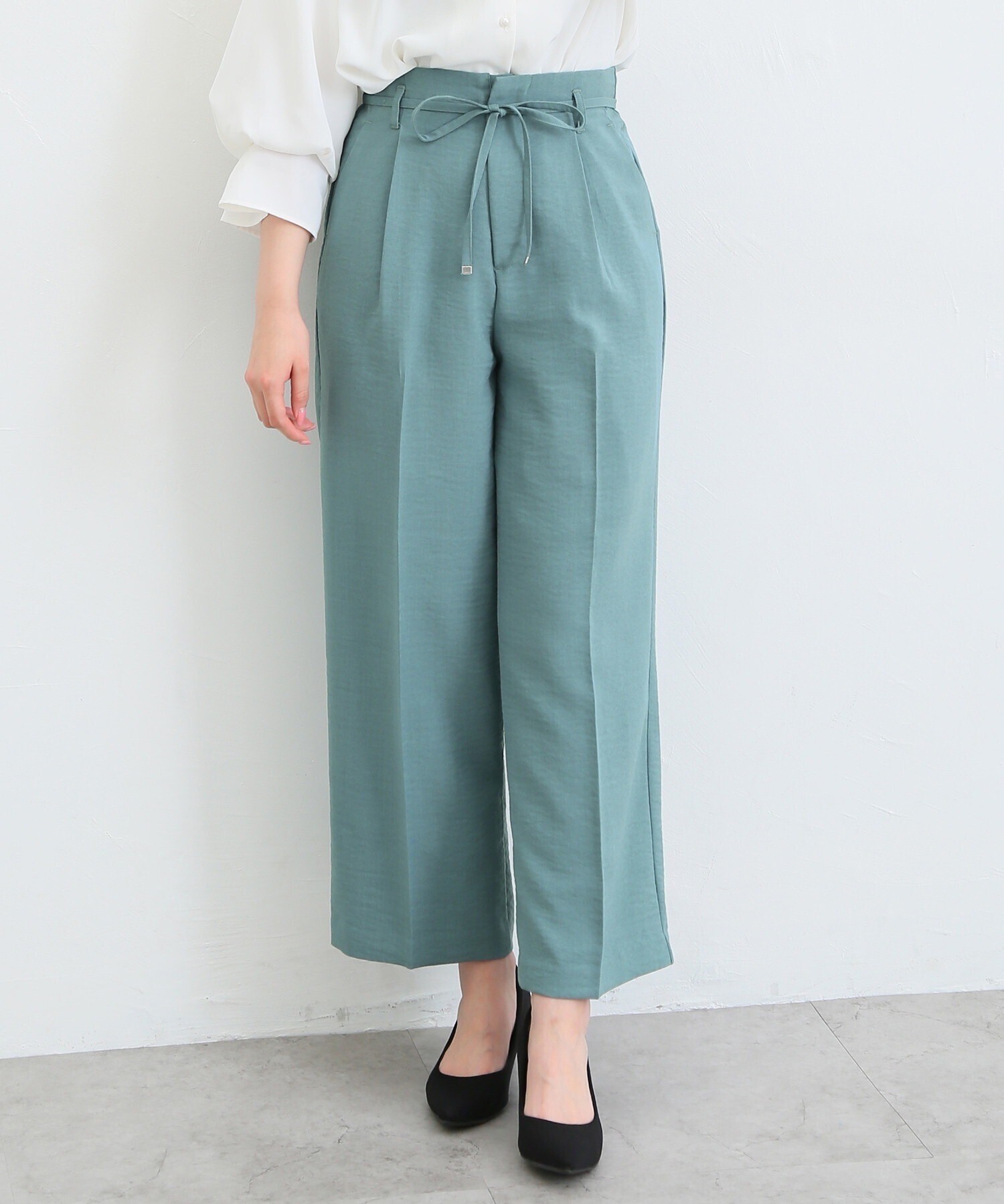 Honeys ベルト付ストレートパンツ
