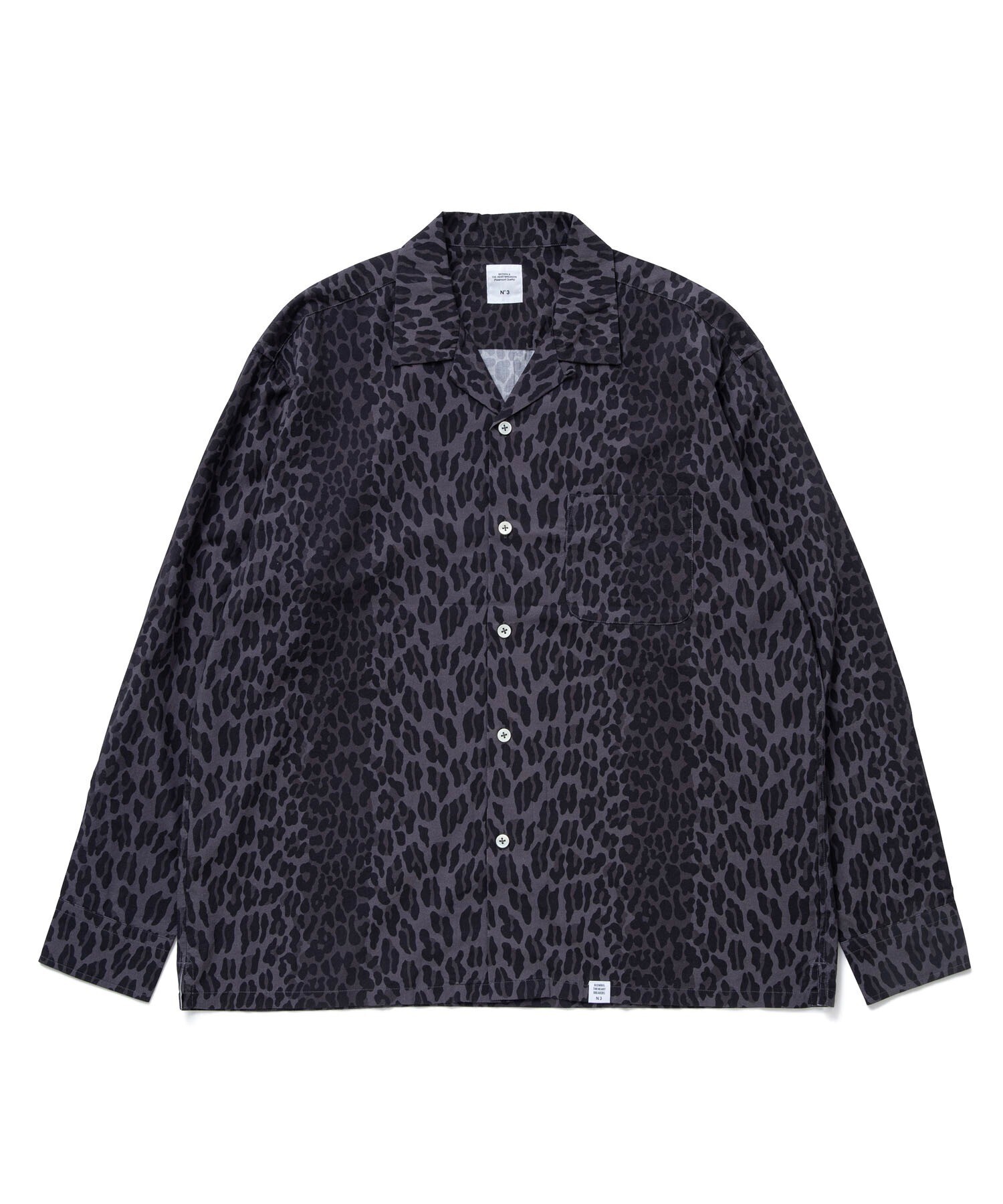 BEDWIN & THE HEARTBREAKERS L/S OPEN COLLAR ALOHA SHIRT 'ROGERS