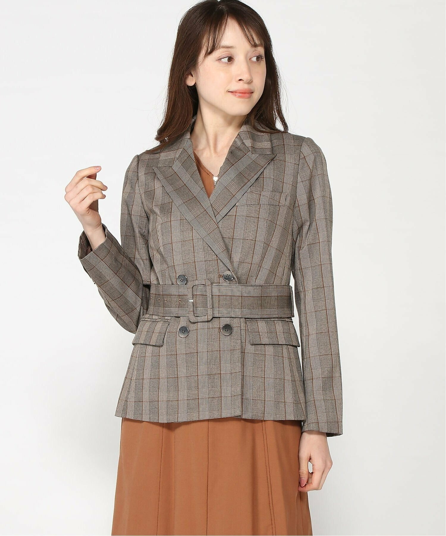 LADYMADE ベルト付テーラードジャケット