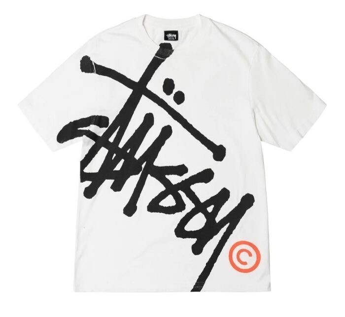 STUSSY Big Basic Pigment Dyed T-Shirt Natural Red