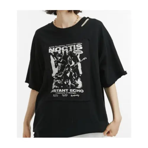 jouetie グランジグラフィックTシャツ