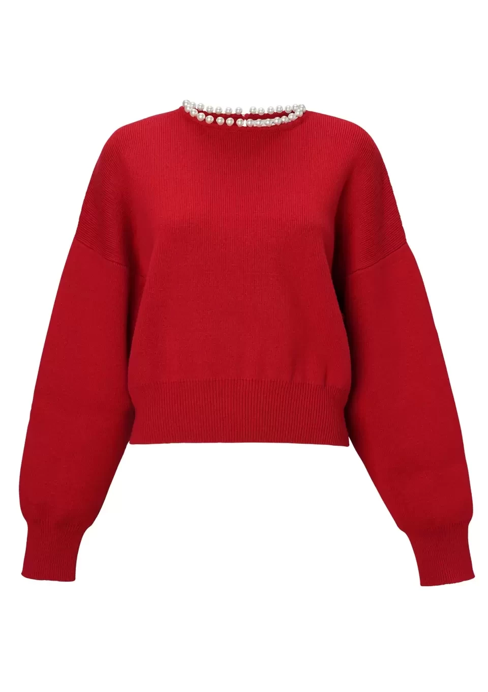 BORDERS at BALCONY PEARL KNIT PULLOVER