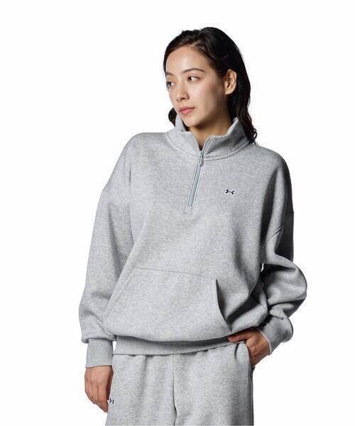UNDER ARMOUR UAエッセンシャル フリース 1/2ジップ トップス