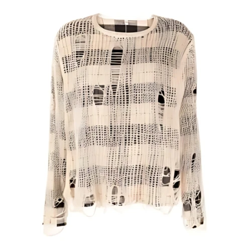 R13 layered cotton jumper