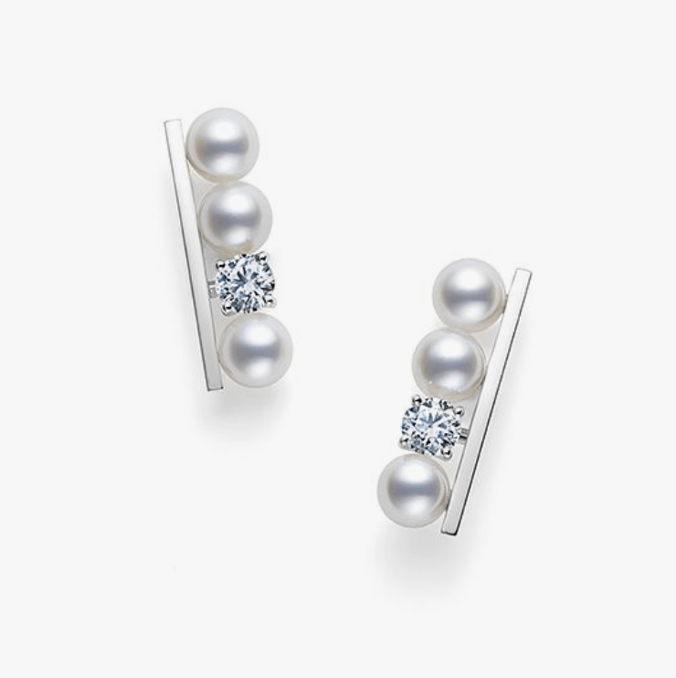 TASAKI バランス ダイヤモンド ソロ イヤリング